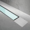 Abdeckset Modulo Design Z-2 Glas Grün / Edelstahl gebürstet 80 cm